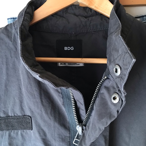 NWOT BDG Medium Microsanded Parka Jacket in Cement - Picture 5 of 12